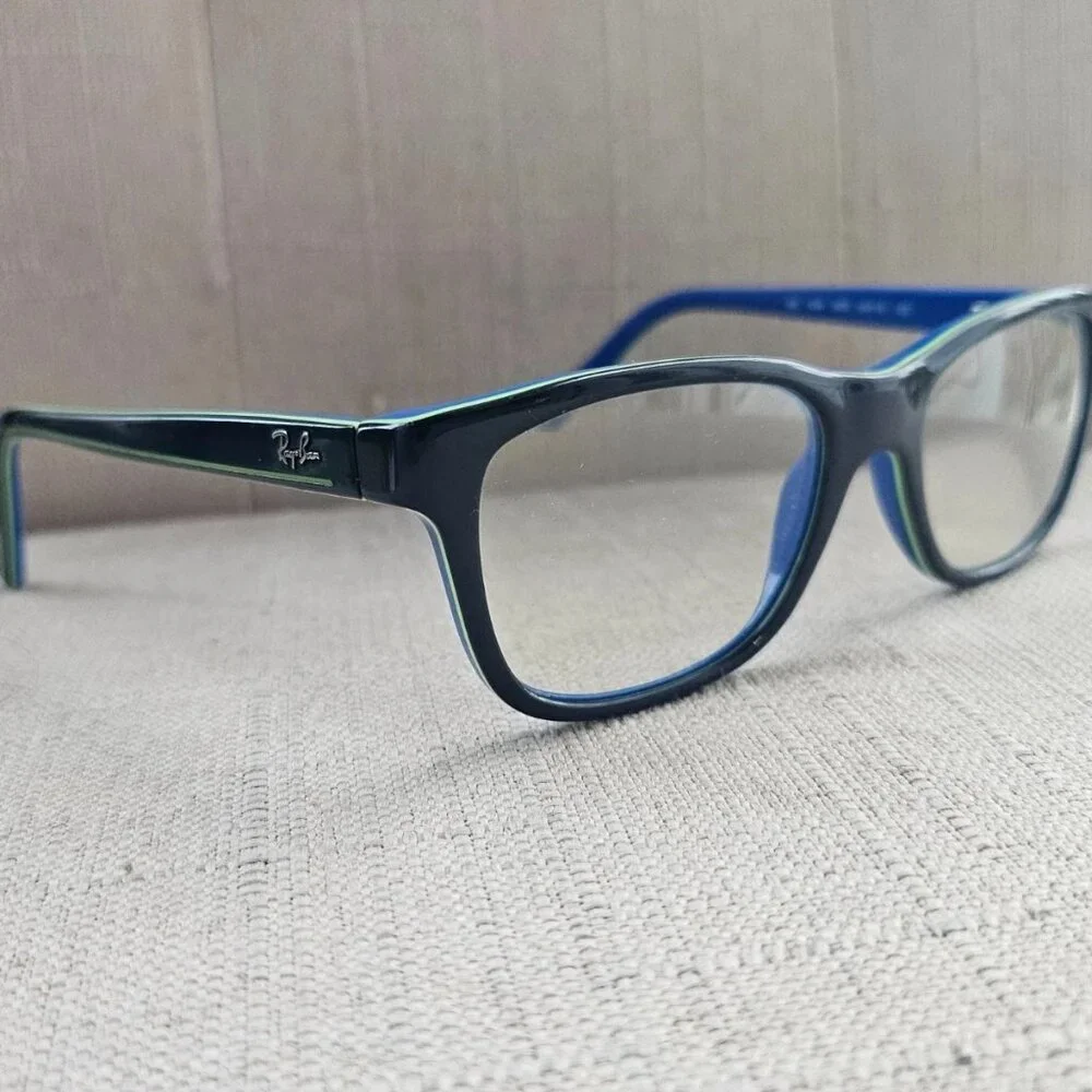 Ray-Ban Youth Kids Glasses Frame Eyewear Black/Blue Tone Eyeglasses RB1536